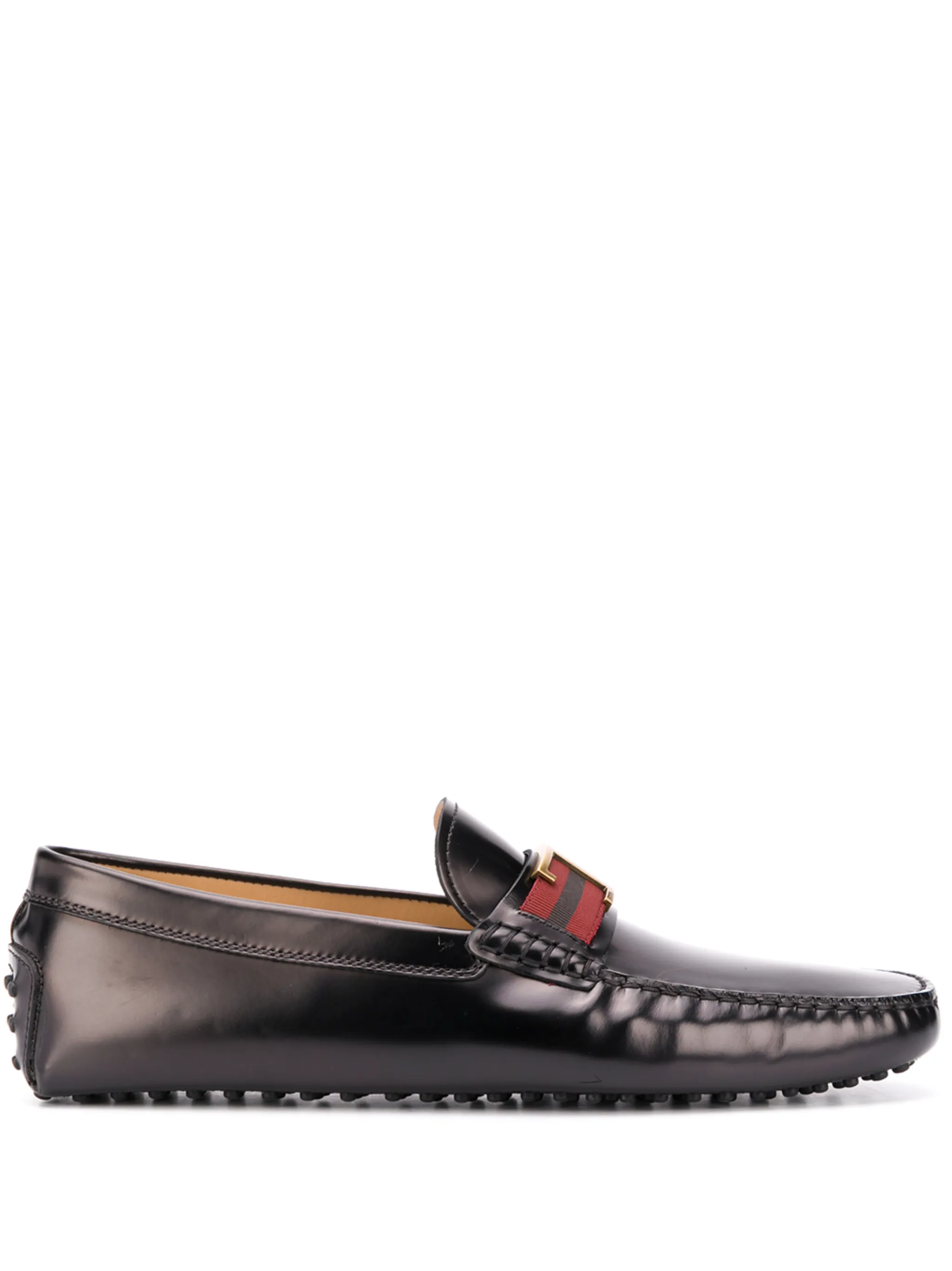 

Мокасины с Т-образным декором Tod'S, черный