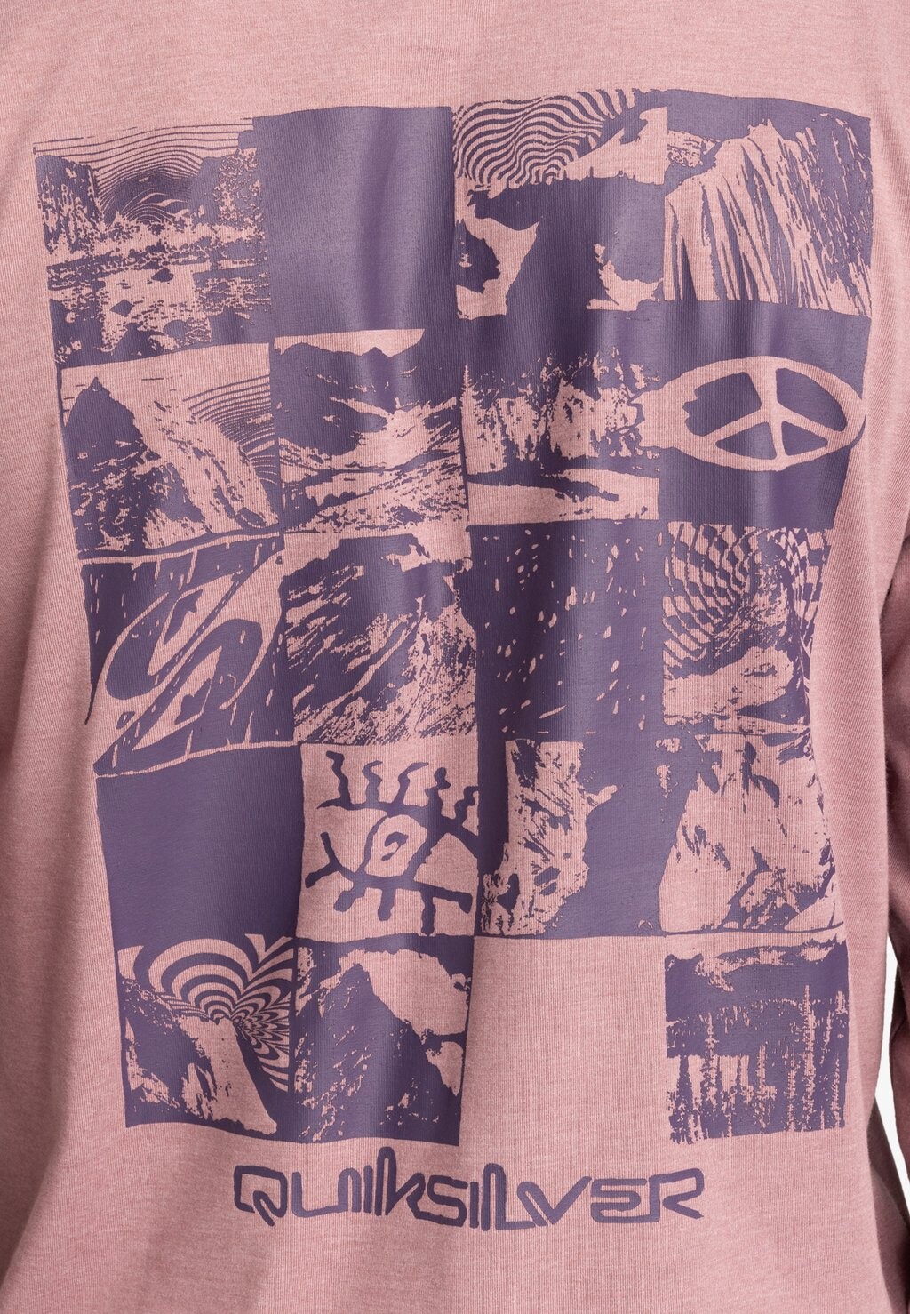 

Рубашка с длинным рукавом CHECKER MOUNTAIN Quiksilver, розовый