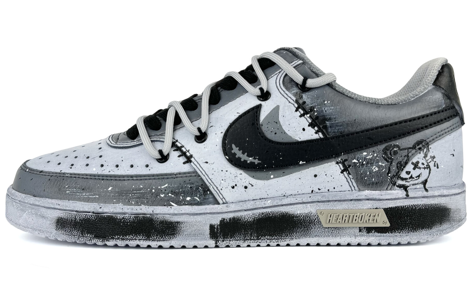 

Кроссовки Nike Court Vision 1 Skateboard Shoes Men Low-Top Black, Черный, Кроссовки Nike Court Vision 1 Skateboard Shoes Men Low-Top Black