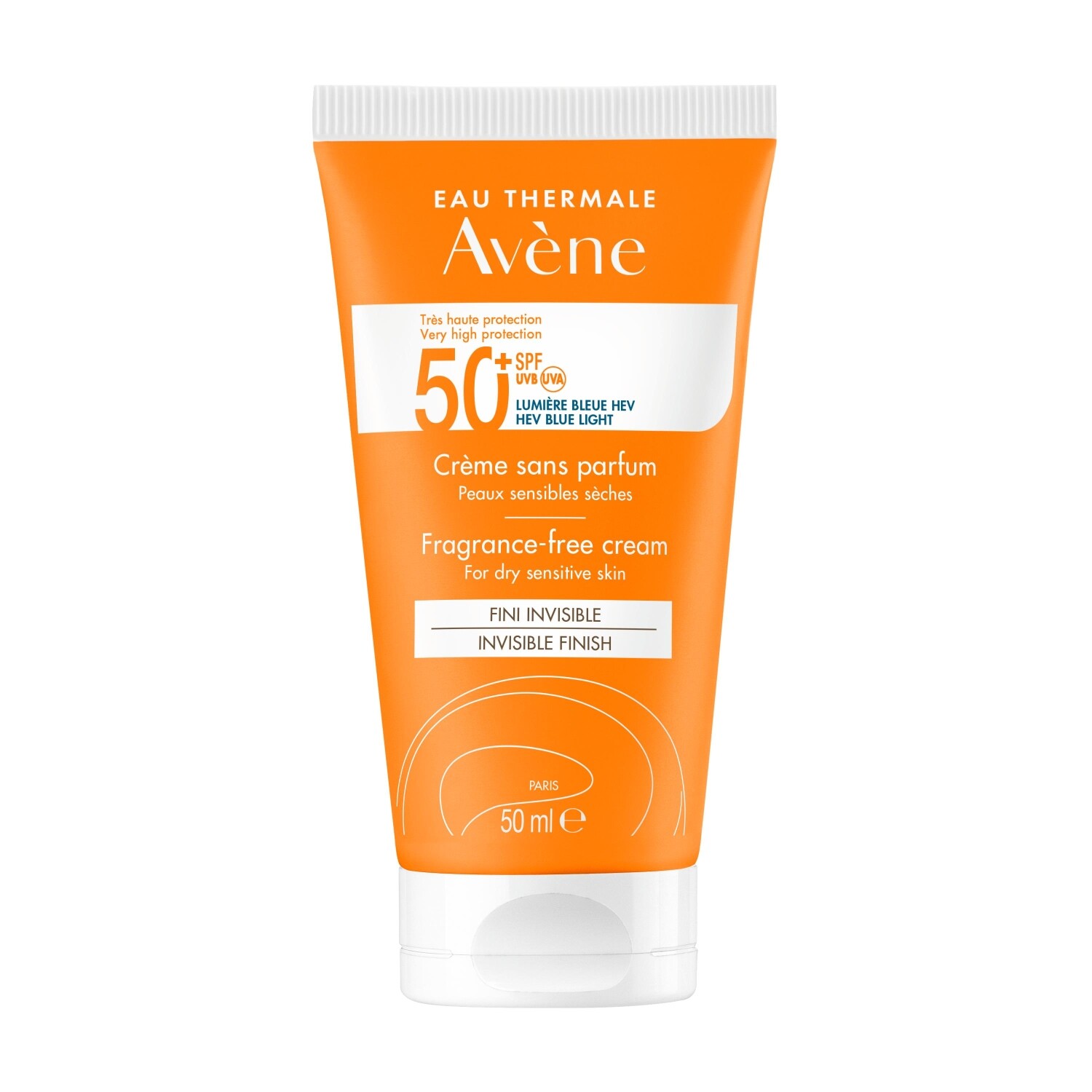 

Avene Solaire Солнцезащитный крем SPF 50+ 50 мл