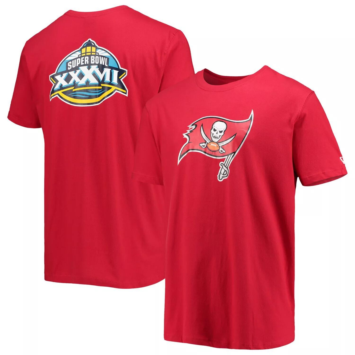 

Мужская красная футболка Tampa Bay Buccaneers Patch Up Collection Super Bowl XXXVII New Era, Красный, Мужская красная футболка Tampa Bay Buccaneers Patch Up Collection Super Bowl XXXVII New Era