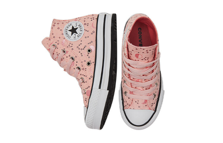 Кеды Converse Chuck Taylor All Star EVA Platform High GS 'Constellations - Storm Pink' — фото 4