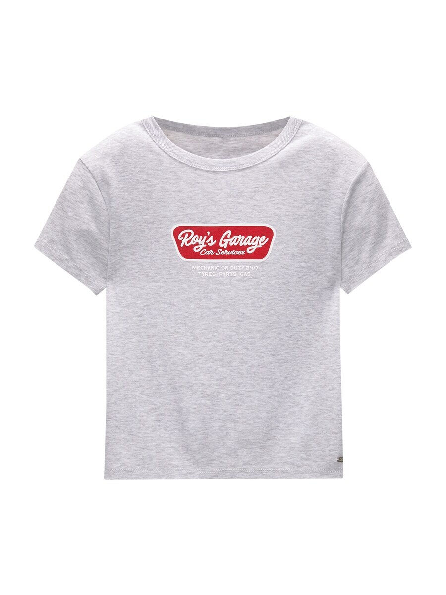

Футболка Pull&Bear Shirt, пятнистый серый