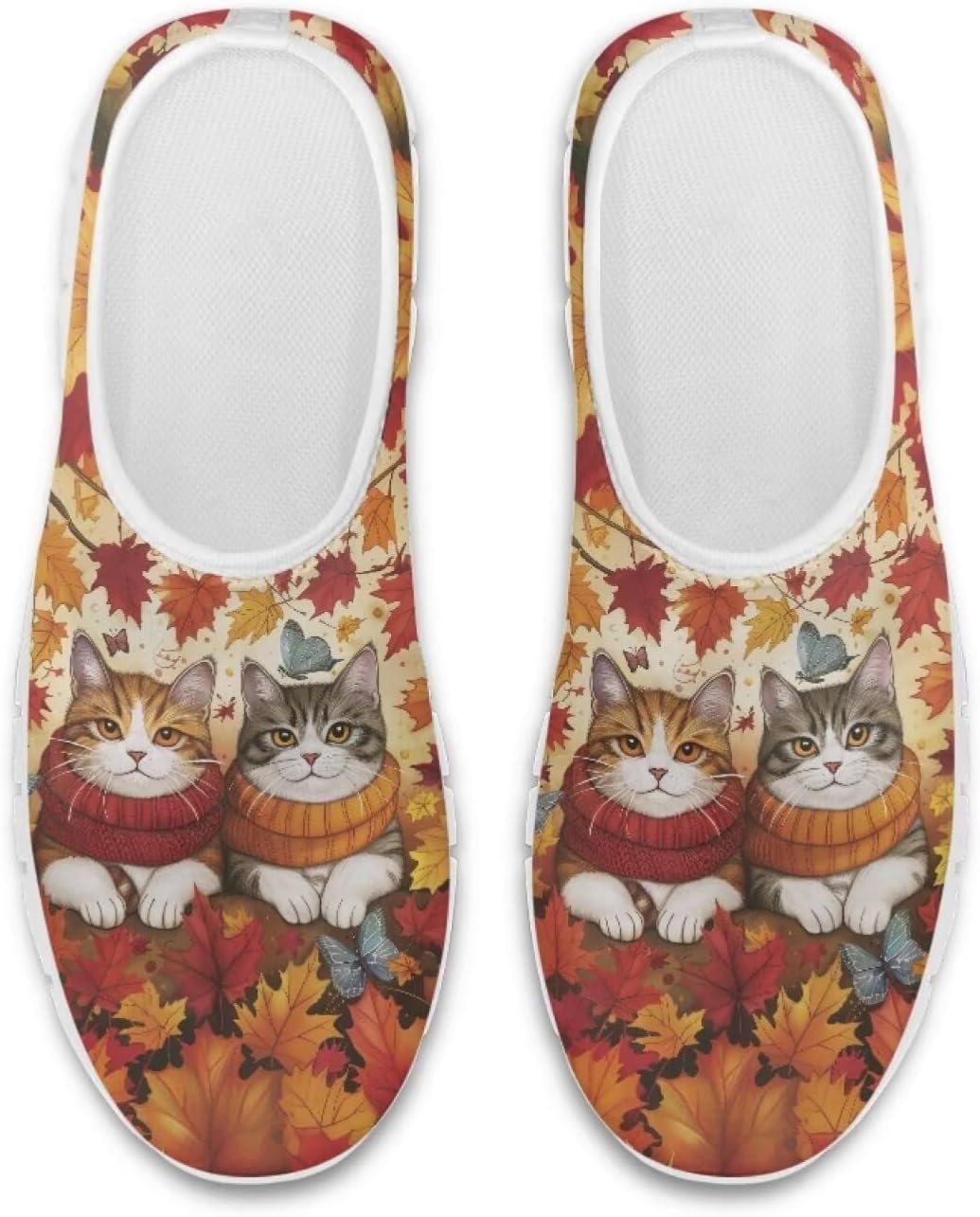 

Кроссовки Belidome Slip On для мужчин и женщин, низкие, сетчатые, легкие для бега и тренировок, Fall Cat