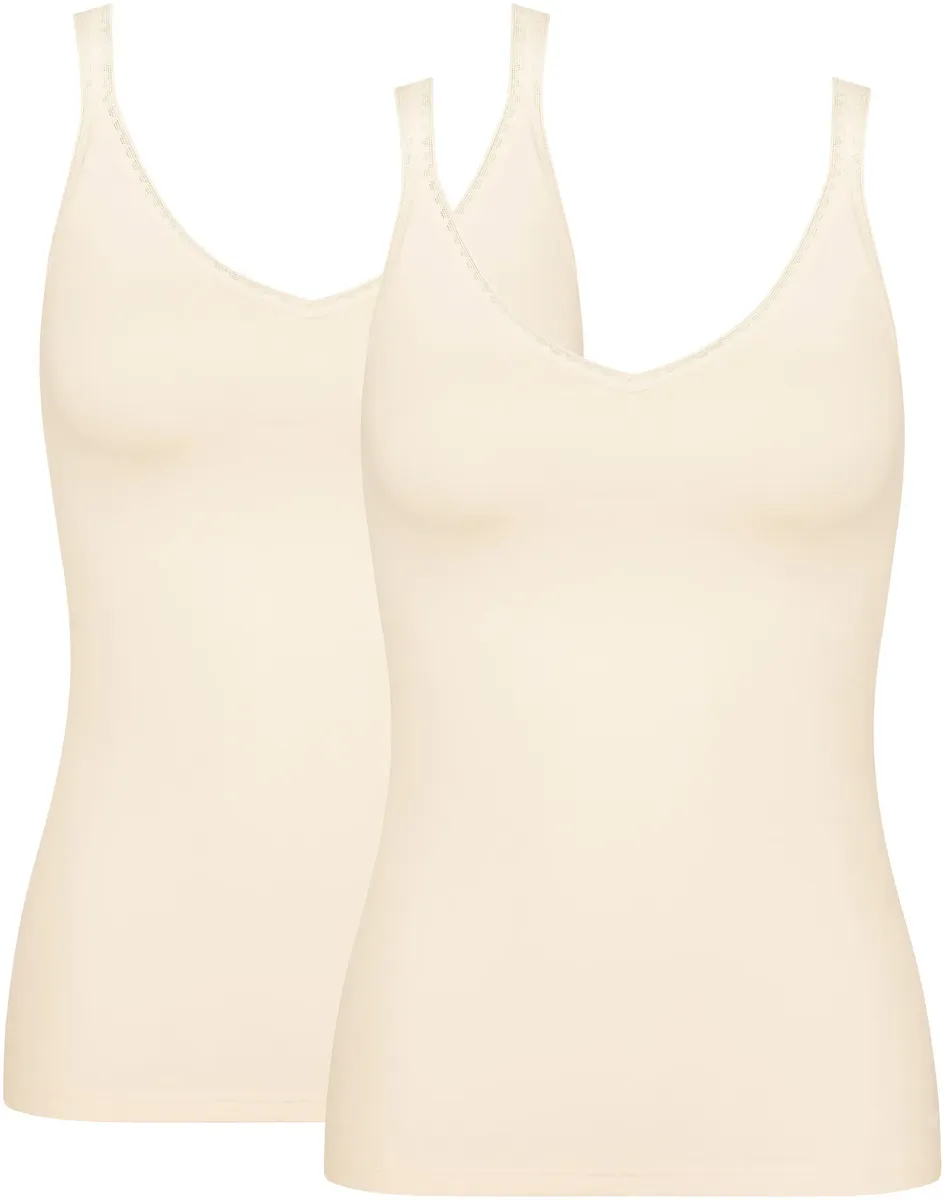 

Майка sloggi "GO Shirt 01 C2P" (01 шт. в упаковке), детали из нежного кружева, цвет Fresh Powder