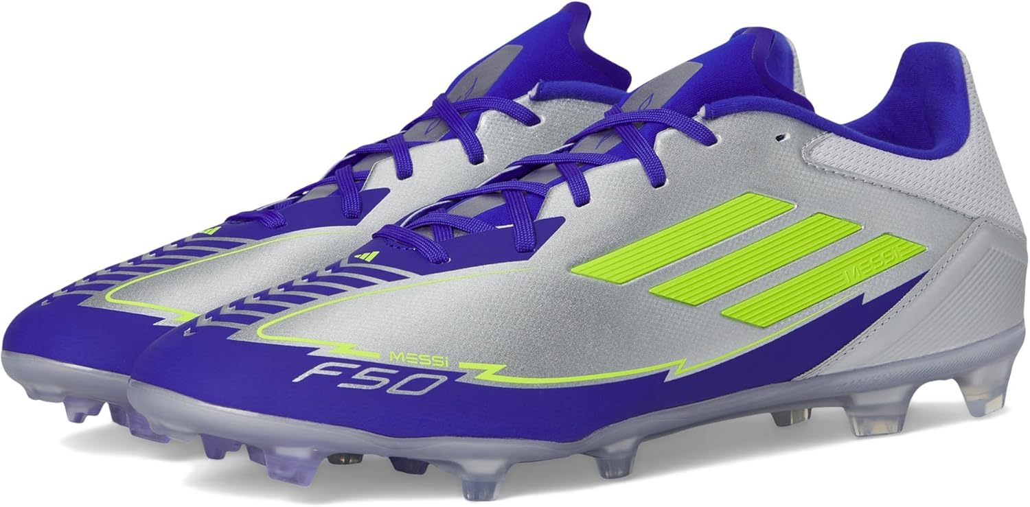 

Футбольные бутсы Adidas Унисекс Взрослые F50 League Messi Для твердого и многоцелевого покрытия, синий/желтый/ярко-синий