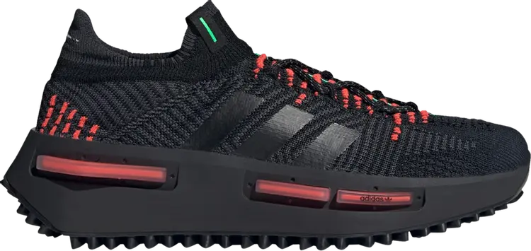 

Кроссовки NMD_S1 'Black Orange Lime', черный