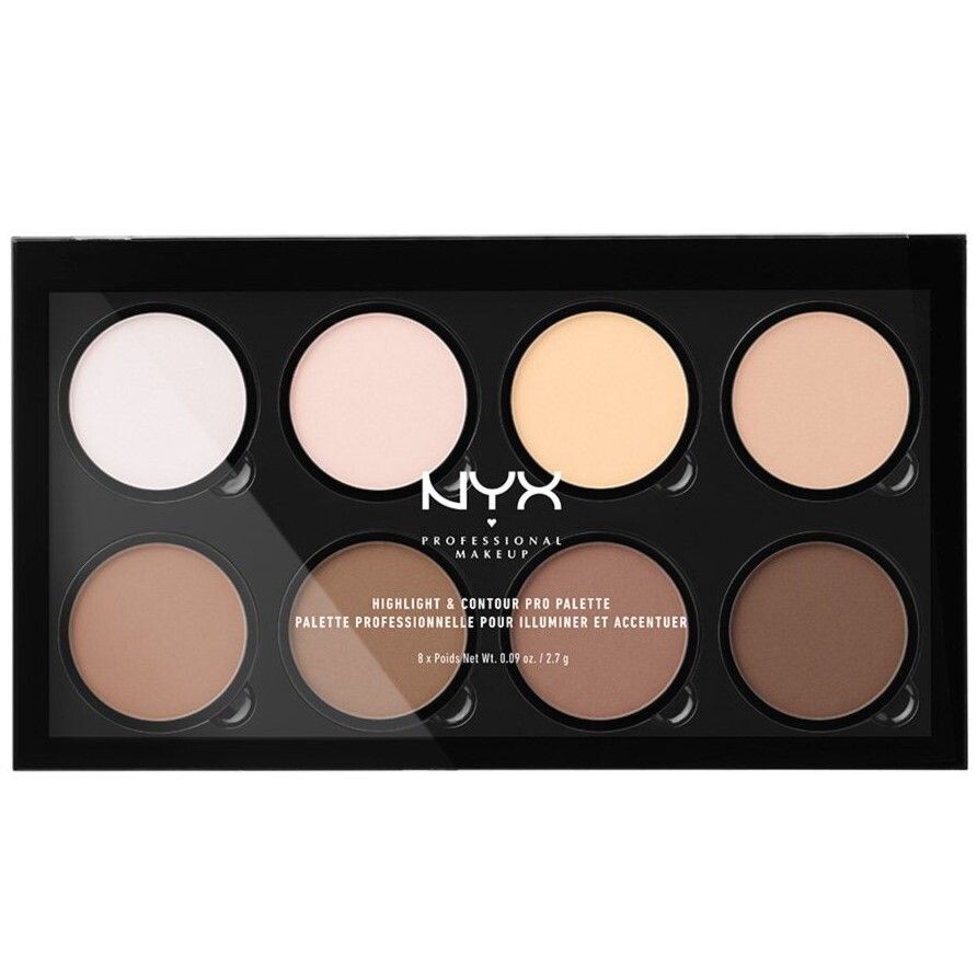 

Палитра для контуринга лица Nyx Highlight & Contour Pro Palette, 21.6 g