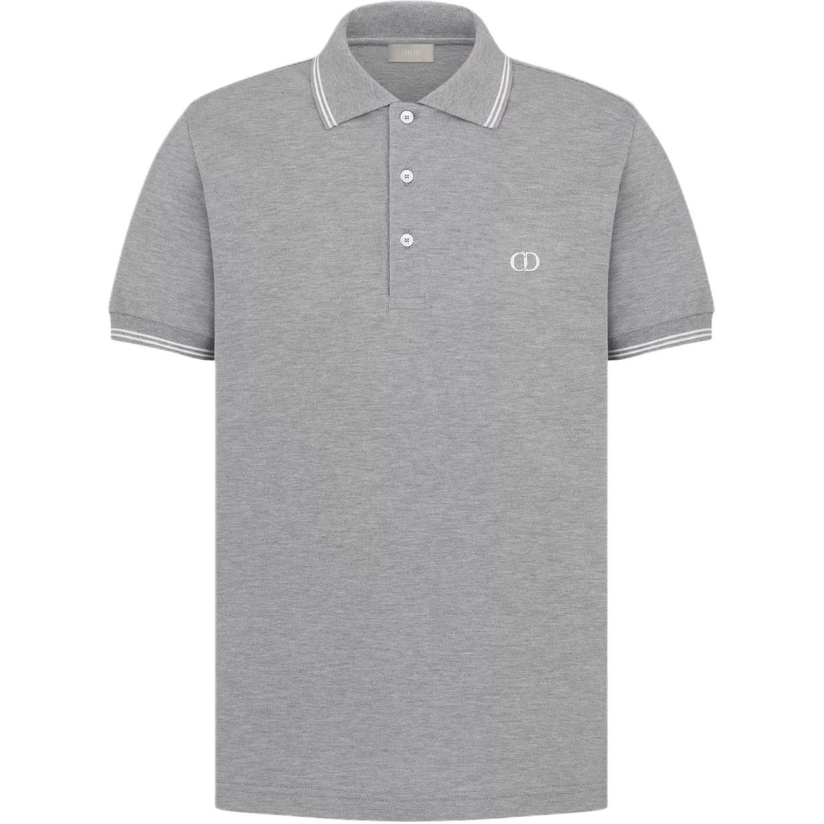 

Серая поло для мужчин DIOR, серый