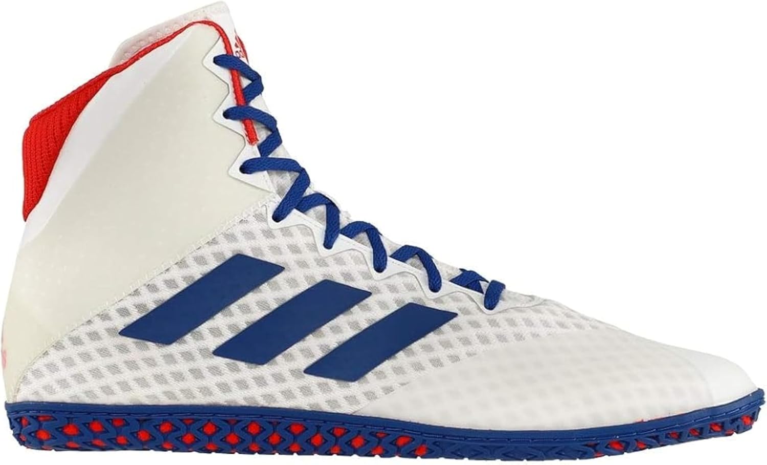 

Борцовские кроссовки Adidas Mat Wizard 4, белый/красный