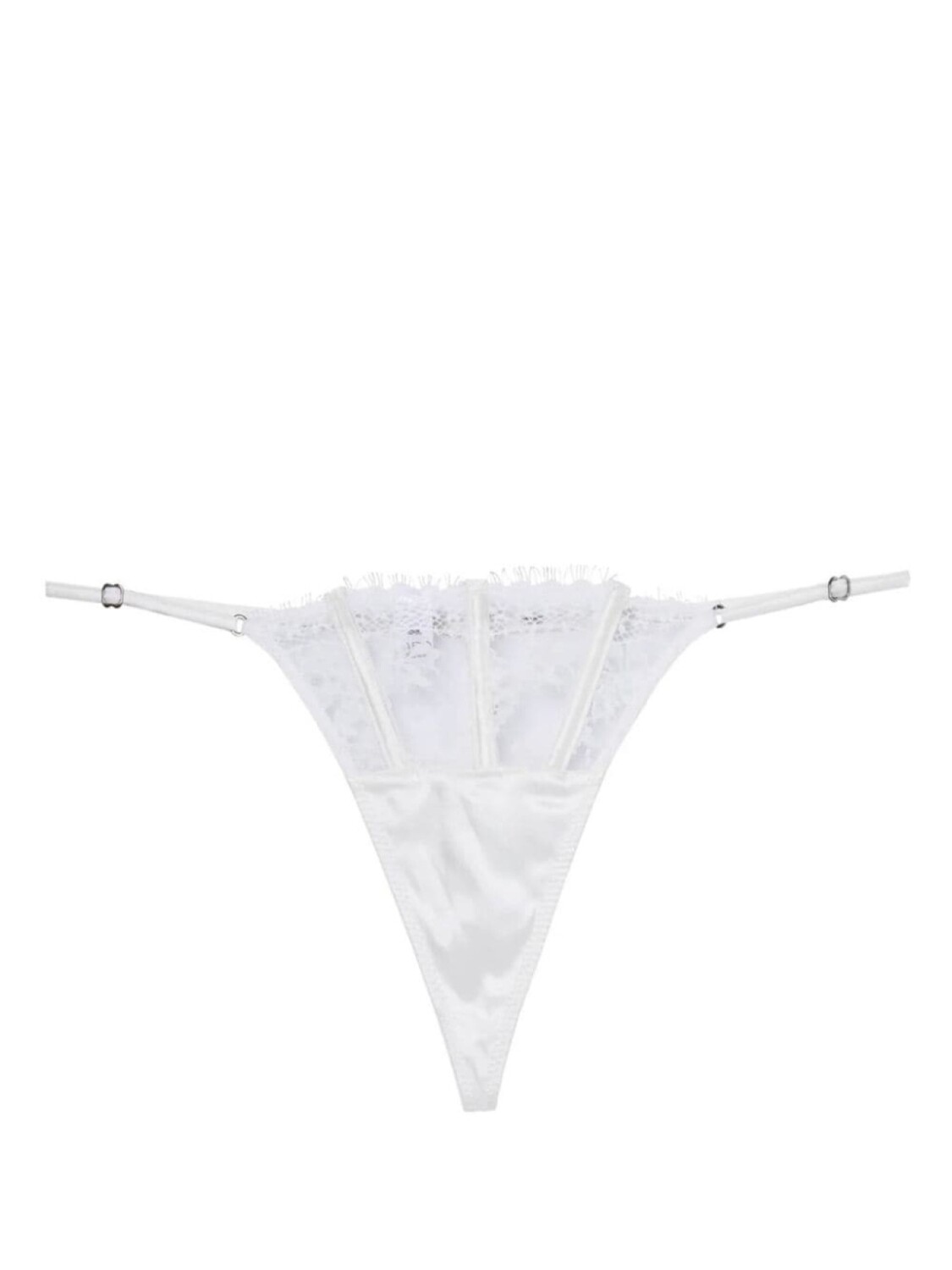 

Fleur Du Mal кружевные стринги Фрэнки, белый