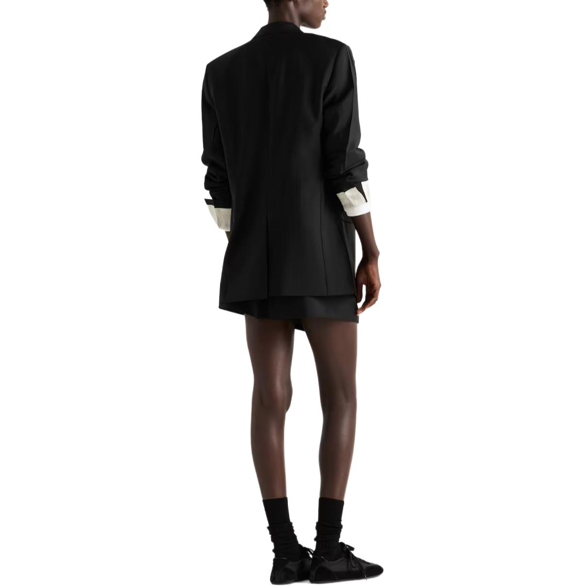 PRADA Однобортный блейзер, Black — фото 4