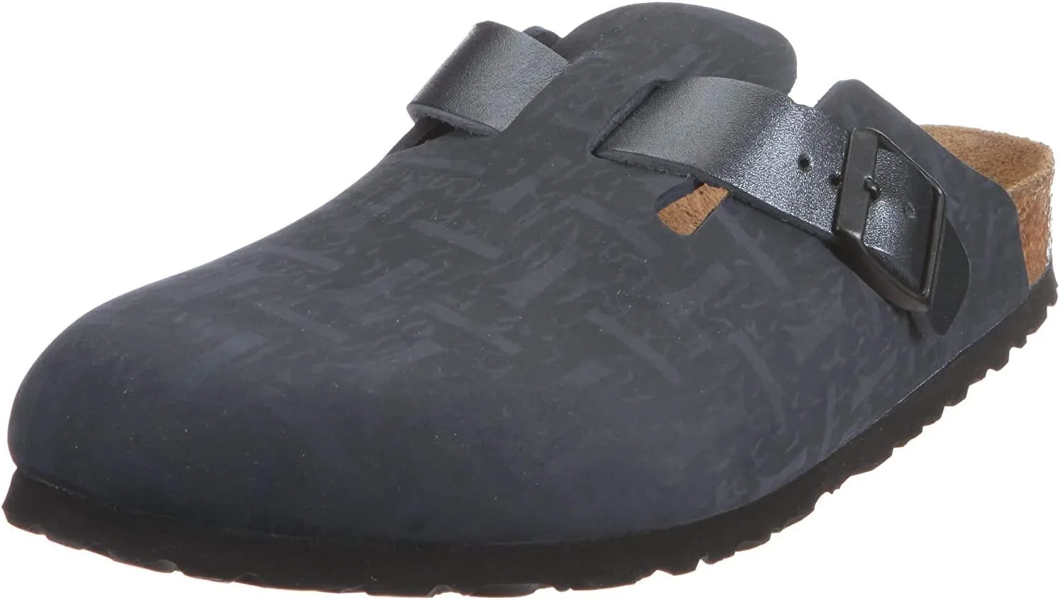 Сандалии Birkenstock Boston Birko-Flor, унисекс, для взрослых, черный — фото 3