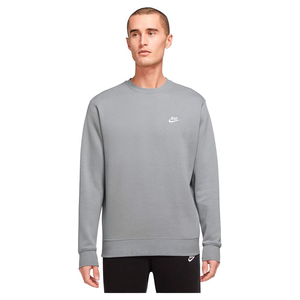 

Футболка с длинным рукавом Nike Sportswear Club Crew, серый