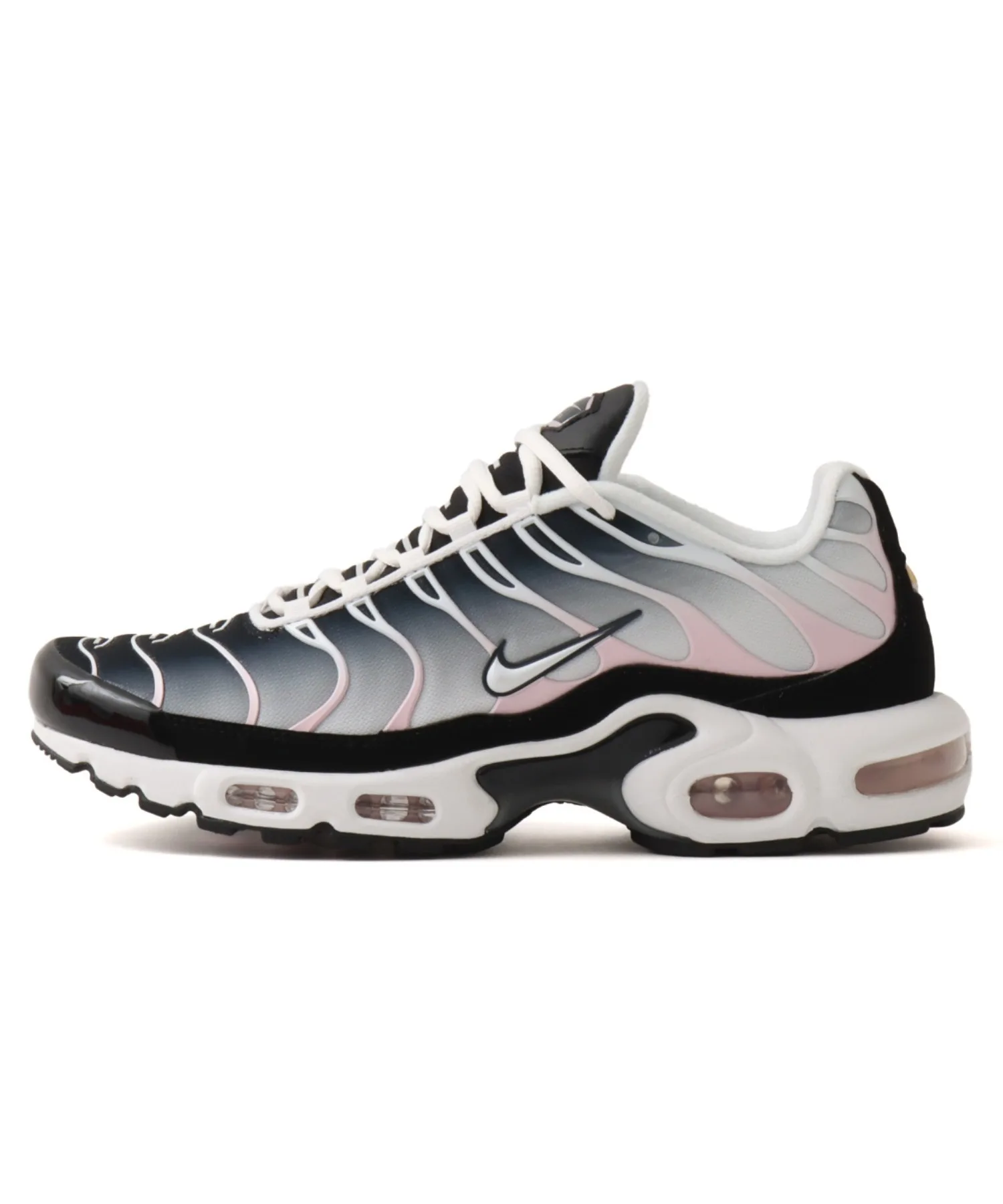 Мужские кроссовки Nike Air Max Plus с амортизацией Air черные — фото 4