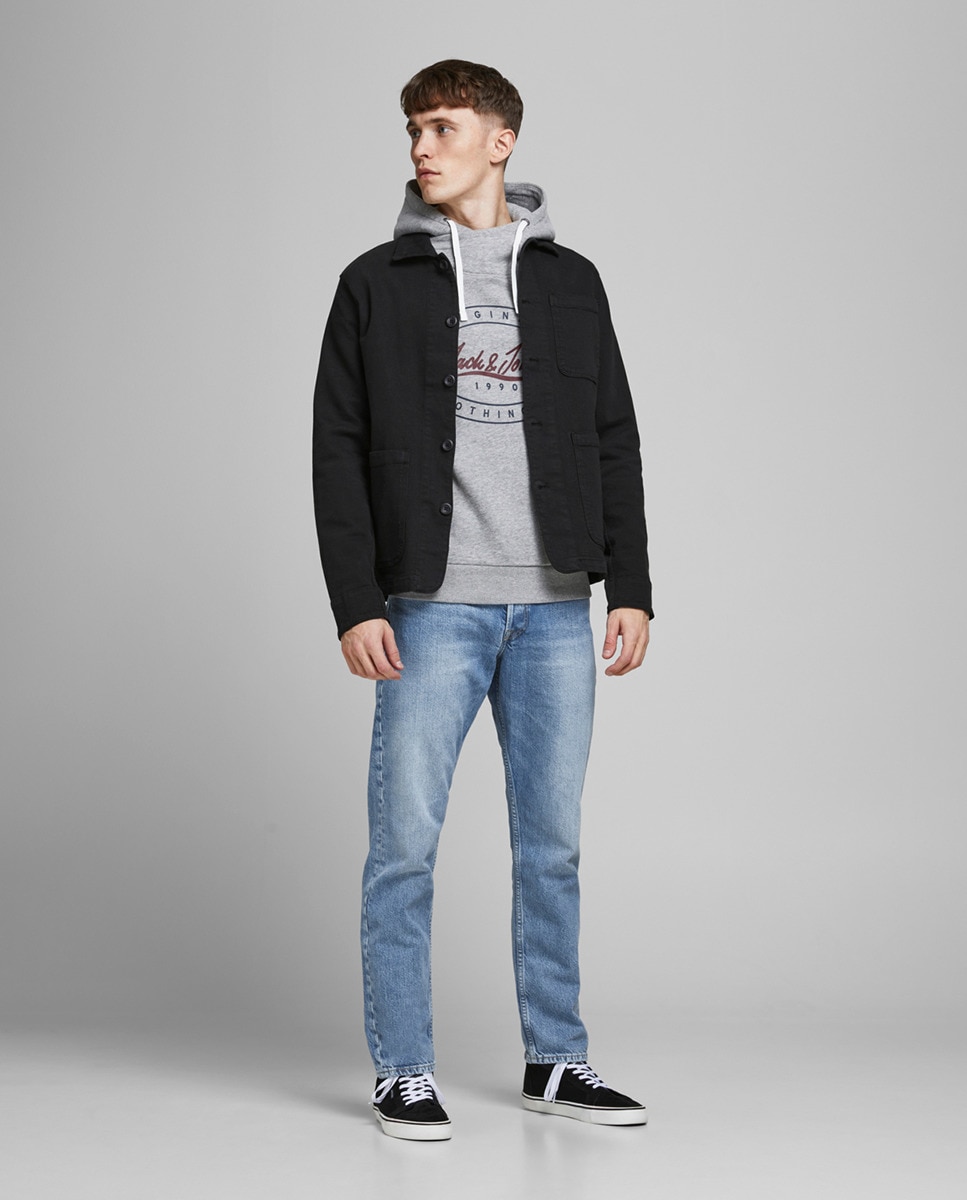 

Мужские свободные синие джинсы Chris Jack & Jones, синий