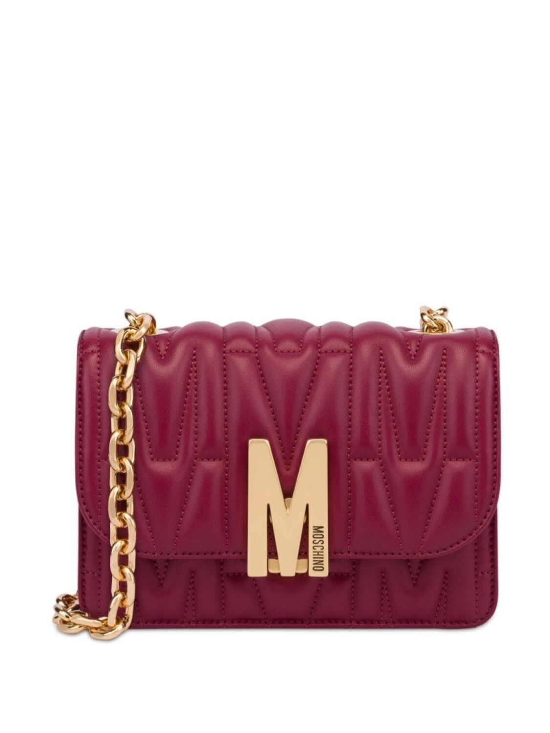 

Moschino стеганая сумка на плечо, розовый