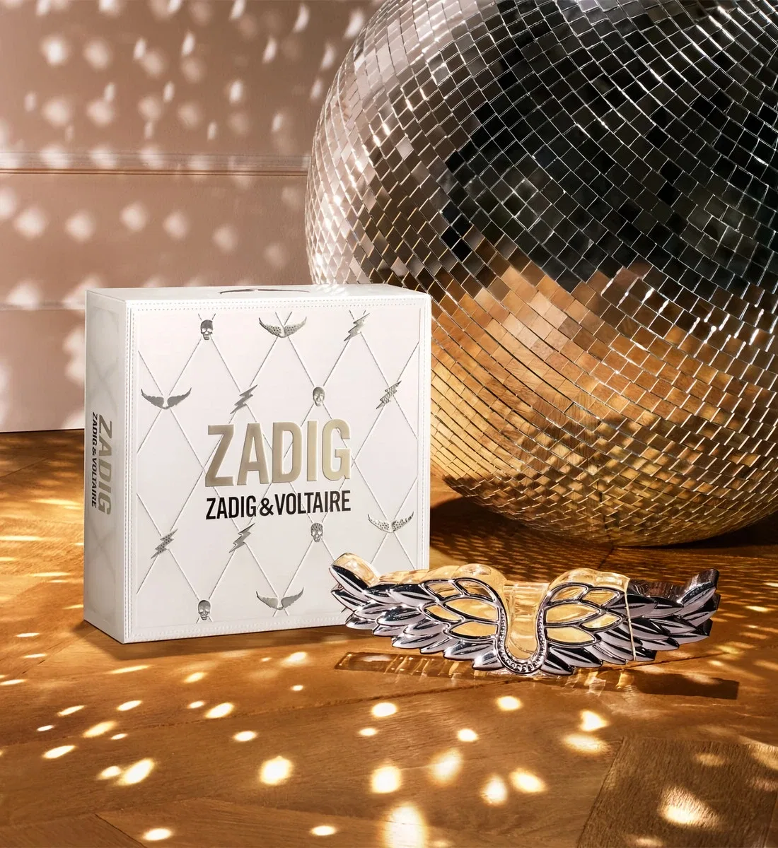 Набор - Парфюмерная вода и молочко для тела Zadig&Voltaire, белый — фото 4