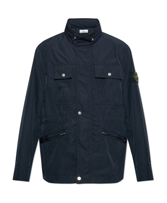 

Жакет из микро-твила Stone Island, синий