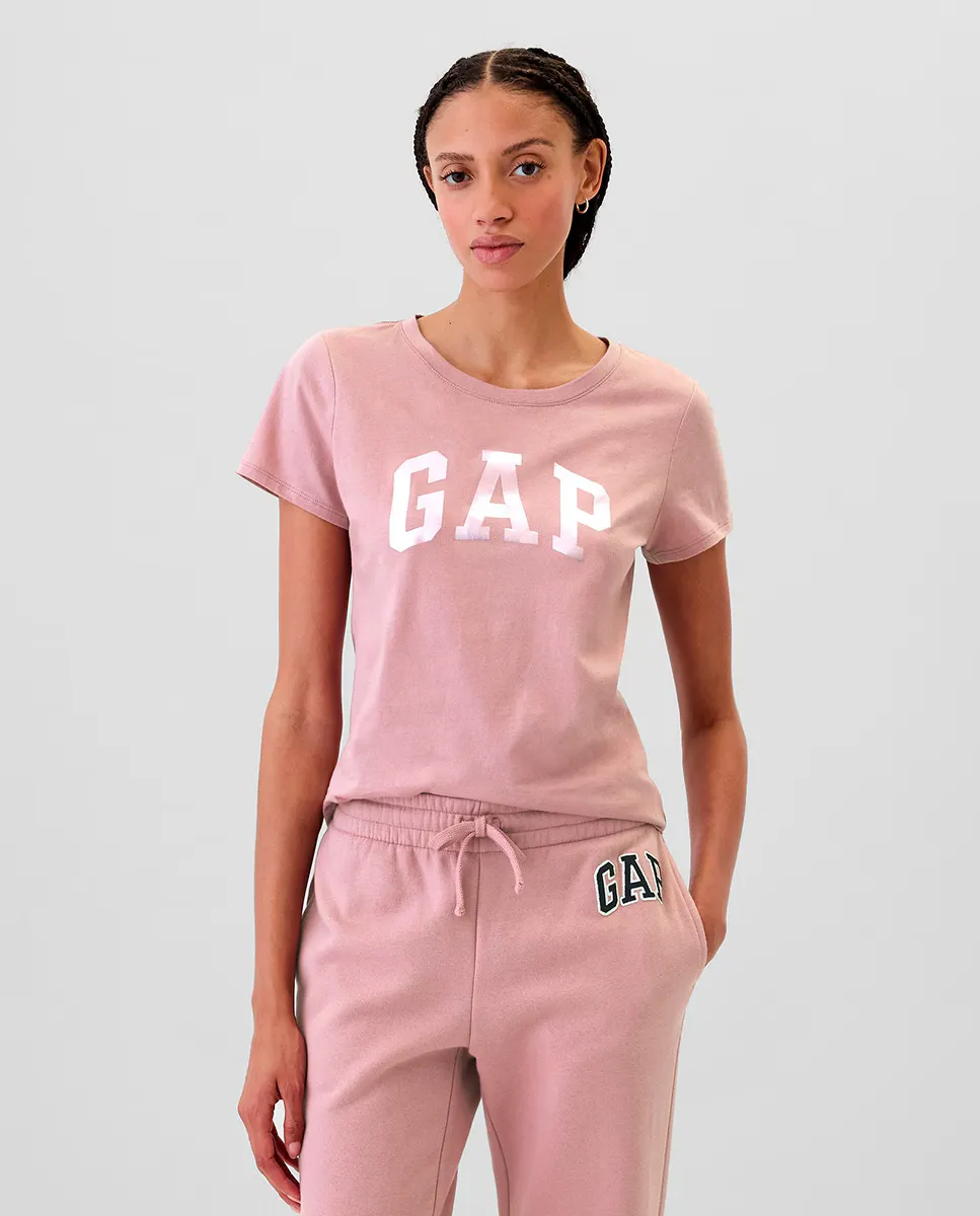 

Футболка с логотипом Gap, розовый