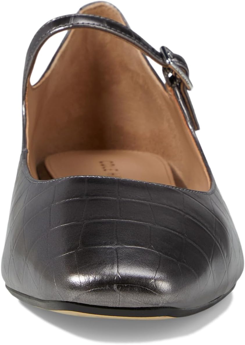 Балетки Cole Haan Bridge Mary Jane Ballet, цвет Dark Silver Croc Print — фото 2
