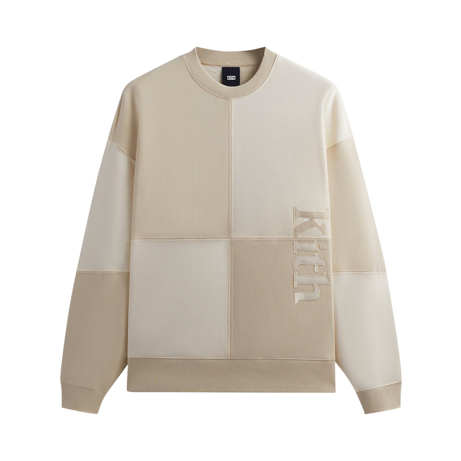 

Kith Nelson Crewneck с несколькими панелями, Sandrift