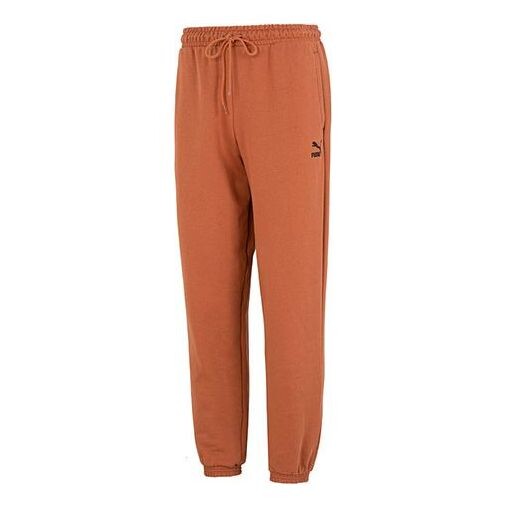 

Брюки classics oversized sweatpant 'brown' Puma, коричневый