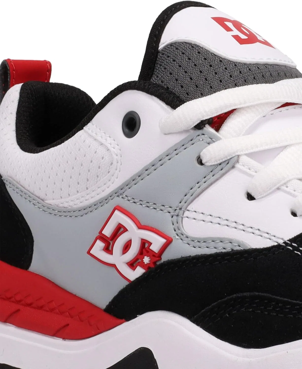 Кроссовки DC, мужские скейтбордические кроссовки DC Ascend DC Shoes, Black / Grey / White — фото 2