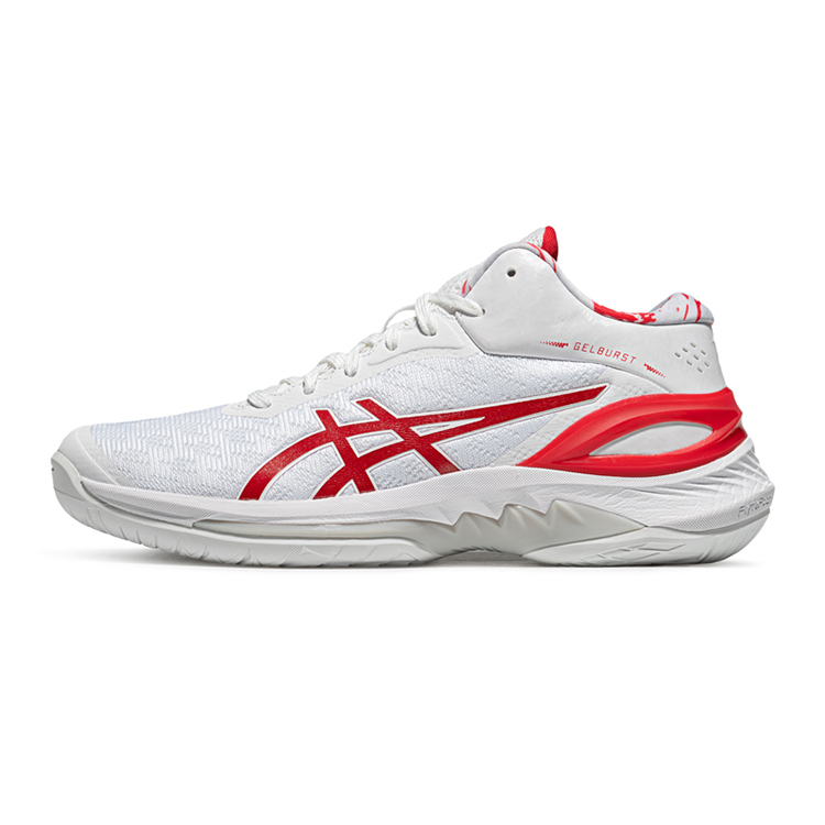 

ASICS Баскетбольные кроссовки GELBURST 28 с противоскользящим покрытием, низкие, мужские, белые, красные