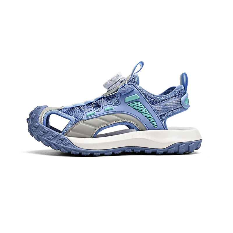 

Детские сандалии с низким верхом, противоскользящие, с защитой от ударов и дышащие CAMKIDS, розовый