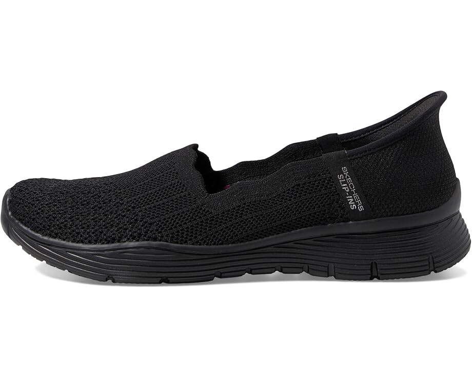 Туфли на плоской подошве SKECHERS Seager - Believe It Hands Free Slip-Ins, черный — фото 4