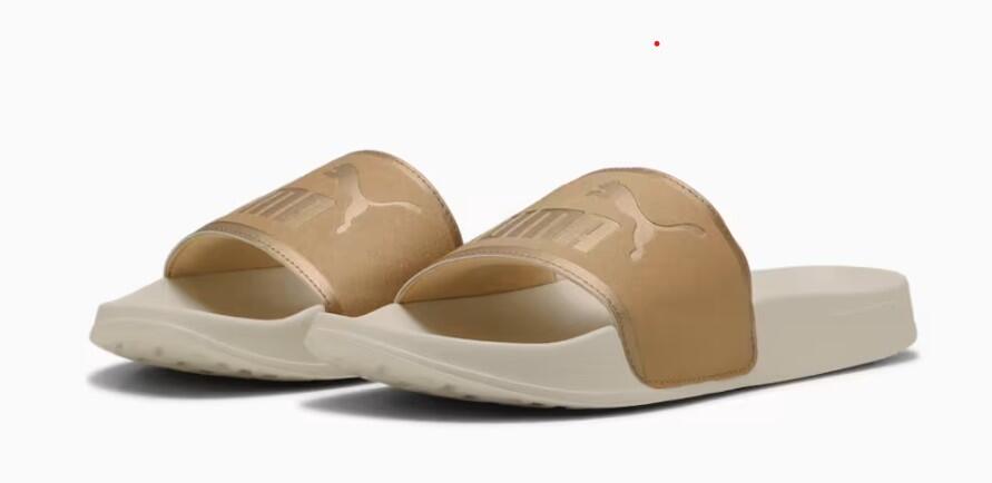 Женские шлепанцы PUMA LEADCAT 2.0 AQUA METALLICS с металлическим оттенком