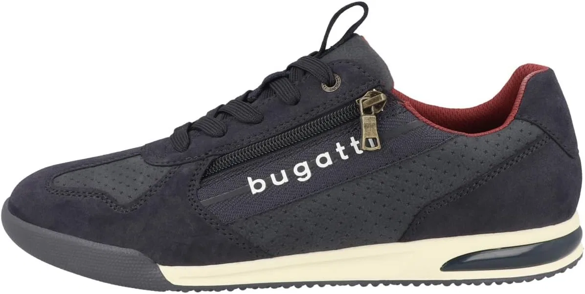 Туфли Bugatti Herren Schnürhalbschuh in braun, Darkblue