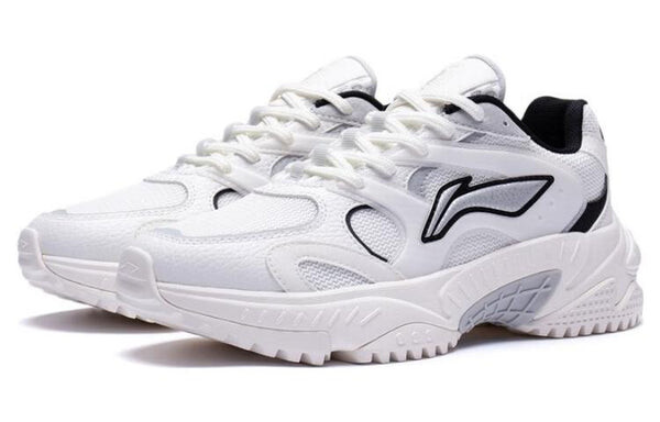 Кроссовки звездный ветер Li-Ning, белый — фото 3