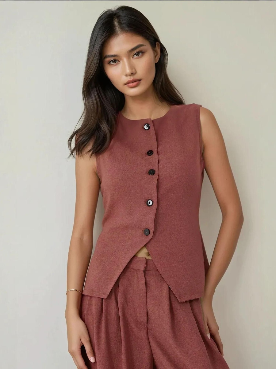 

Костюмный жилет Hiccup, каштаново-коричневый