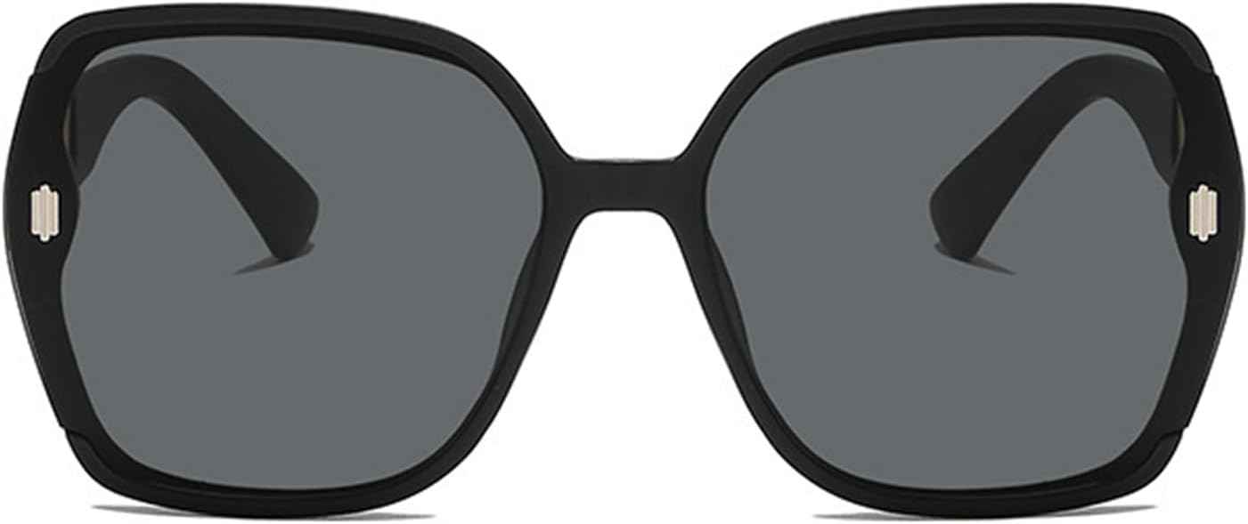 

Модные солнцезащитные очки для женщин, ретро-очки с металлическими поляризованными линзами и легкими линзами, комфорт в течение всего дня для пляжа и спорта Generic, Black