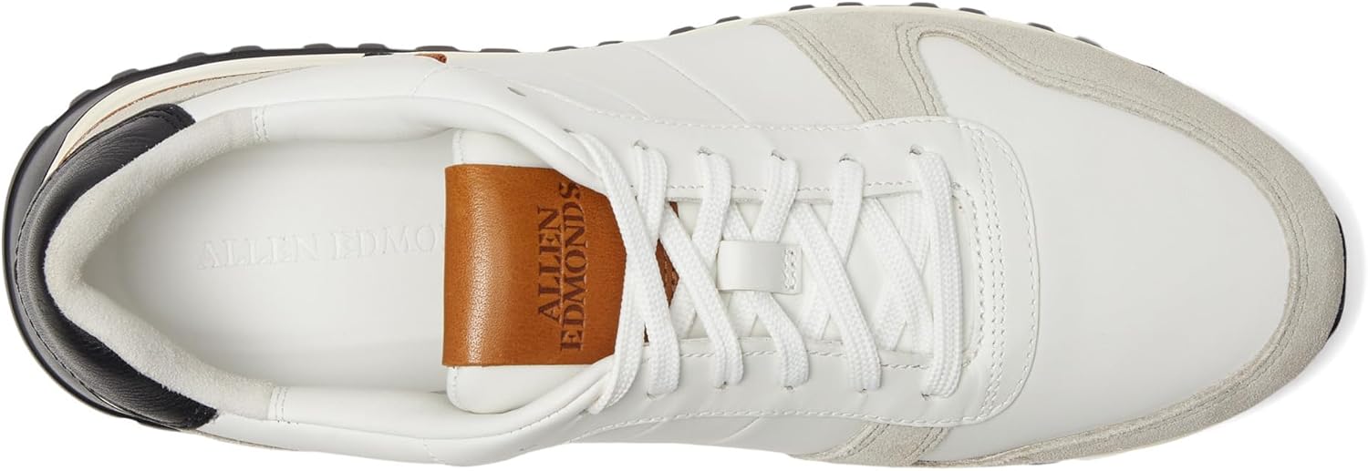 Мужские модные кроссовки с шнуровкой Allen Edmonds Lawson, белый — фото 2