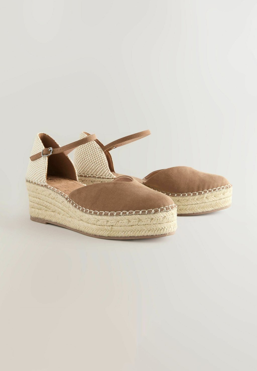 Босоножки на платформе STANDARD WIDE FIT - FOREVER COMFORT CLOSED TOE - Platform heels Next, песочный — фото 4