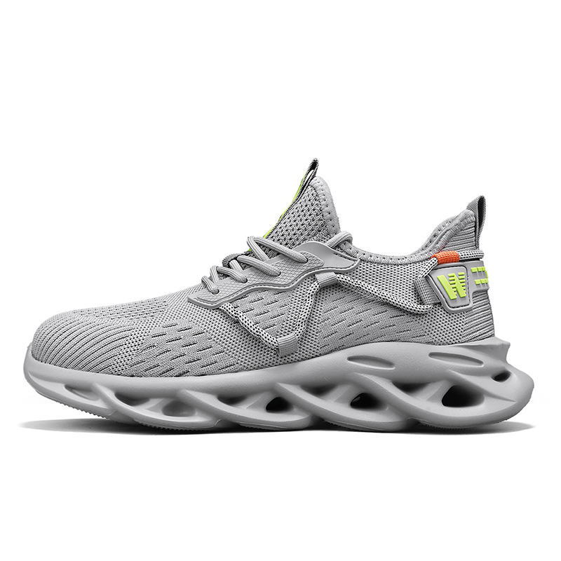 

WARRIOR Дышащие легкие низкие повседневные туфли для увеличения роста мужские серые, цвет Gray