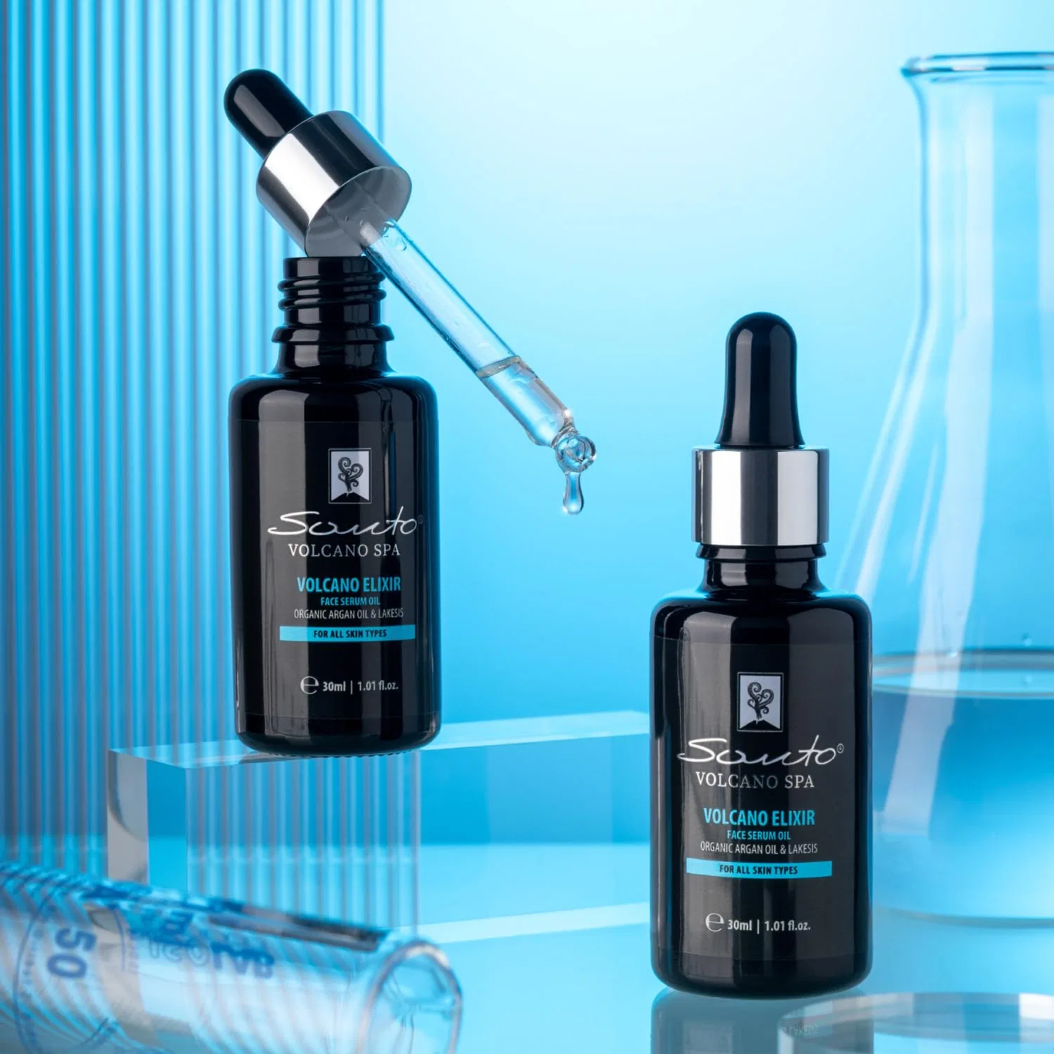 Сыворотка Santo Volcano — Эликсир- для лица Elixir Face Serum Oil, 30 мл — фото 3