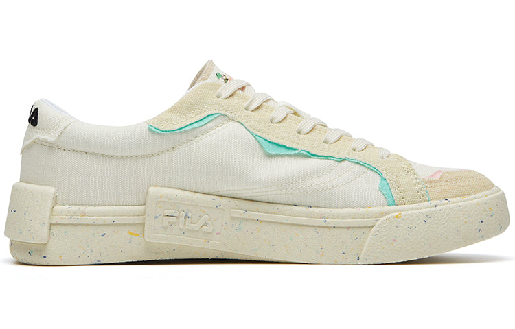 Кеды (WMNS) Fila Fusion x Jeremyville 'Cream', бежевый — фото 2