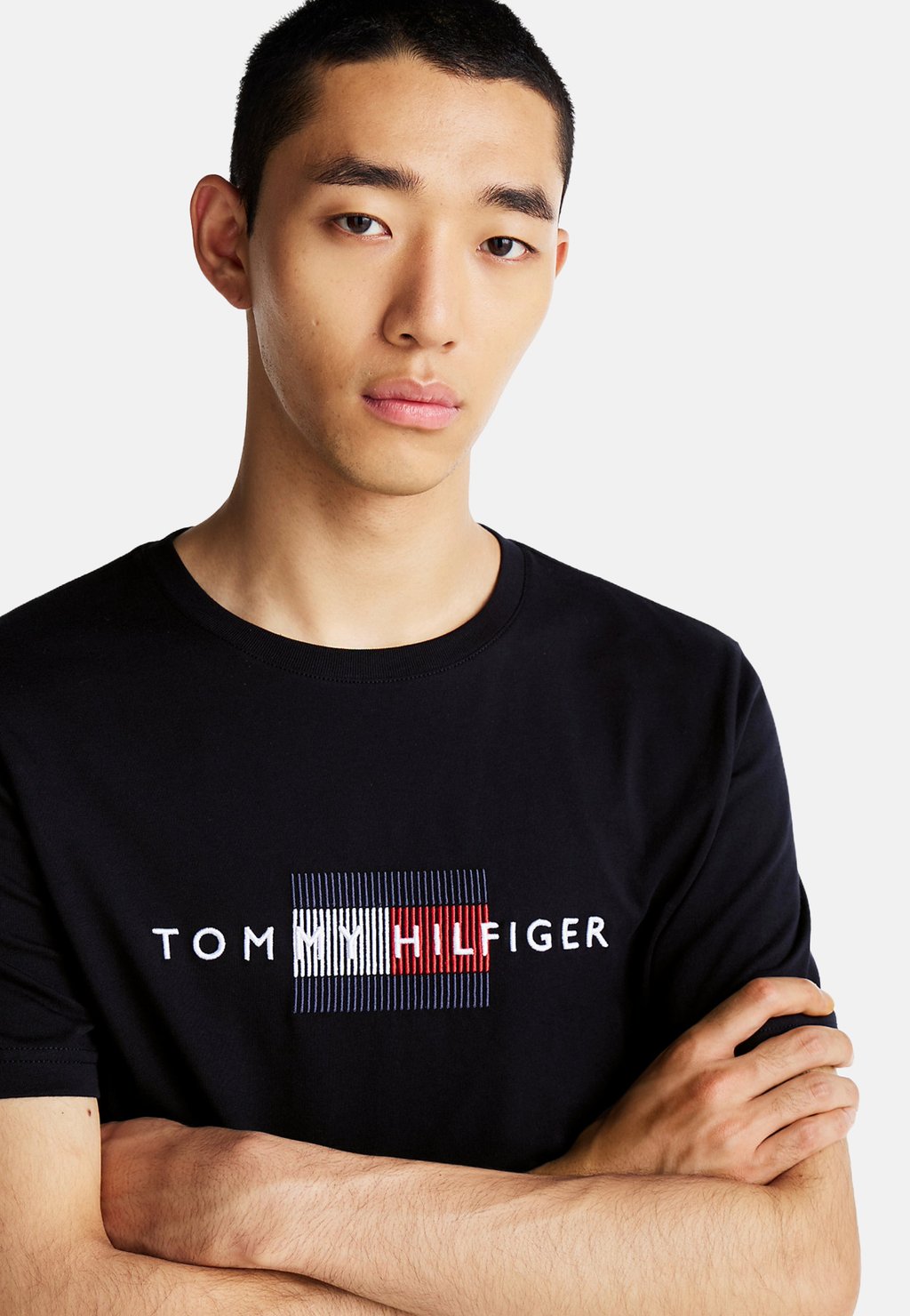 

Футболка с принтом FLAG EMBRO Tommy Hilfiger, темно-синий