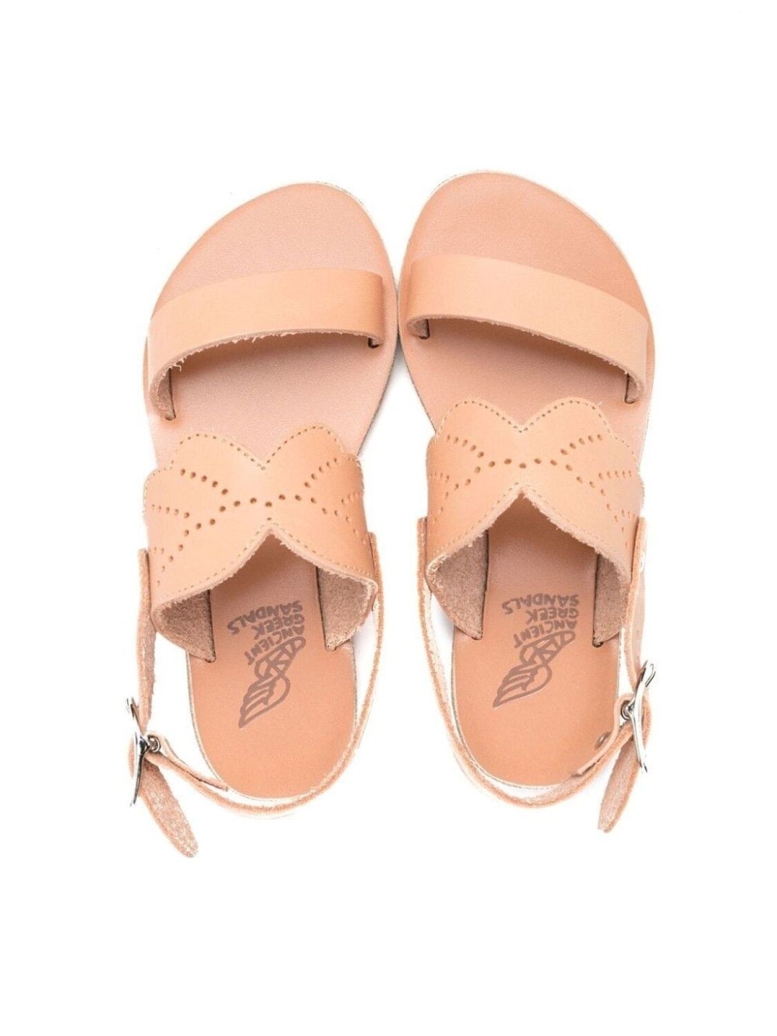 Ancient Greek Sandals сандалии Odyssey с открытым носком, нейтральный цвет — фото 3