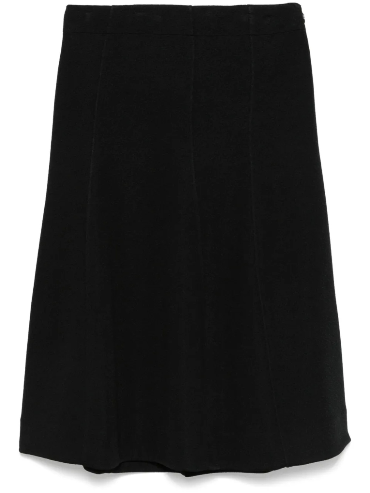 

Расклешенная юбка миди Jil Sander, черный