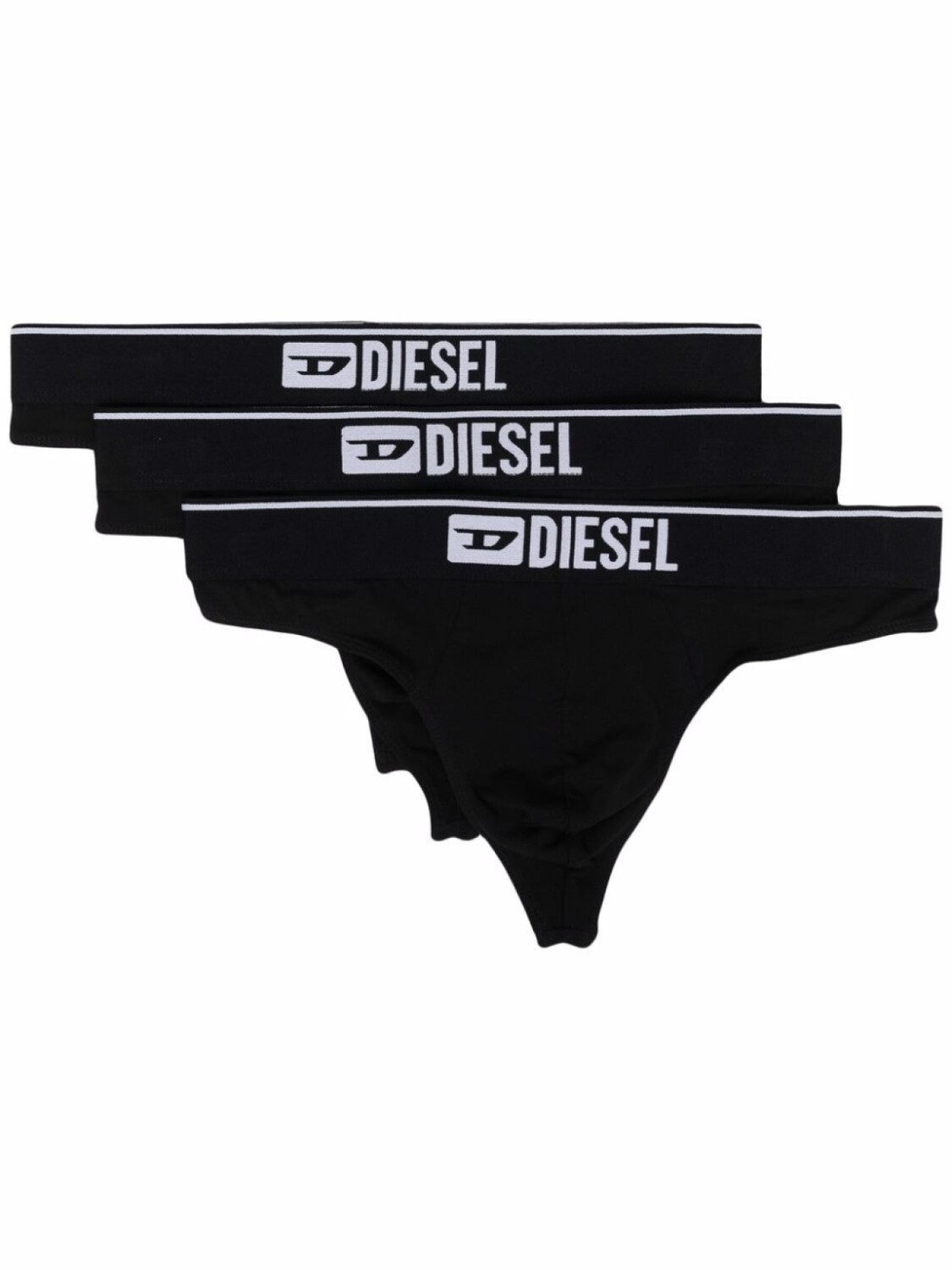 

Diesel комплект из трех трусов-стрингов Umbr-String, черный