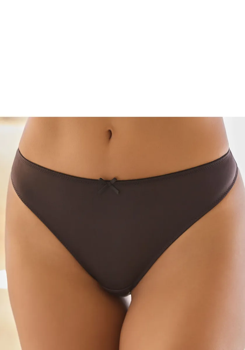 

Vivance Thong, изготовленные из цветочного жаккардового кружева и мягкого материала для микротушков, черный