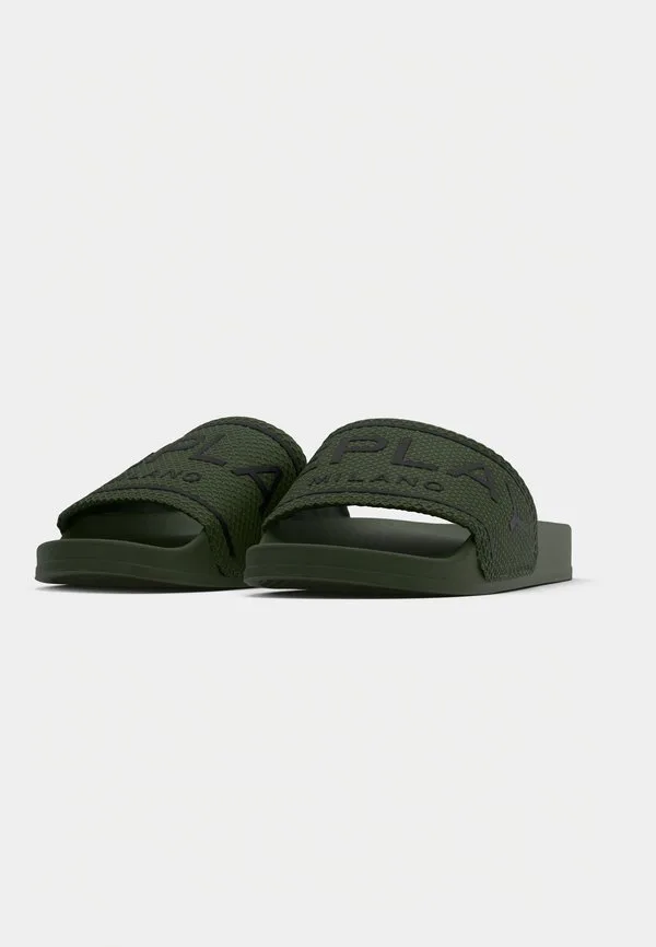 Мюли с логотипом up Replay, Military Green/Black — фото 3