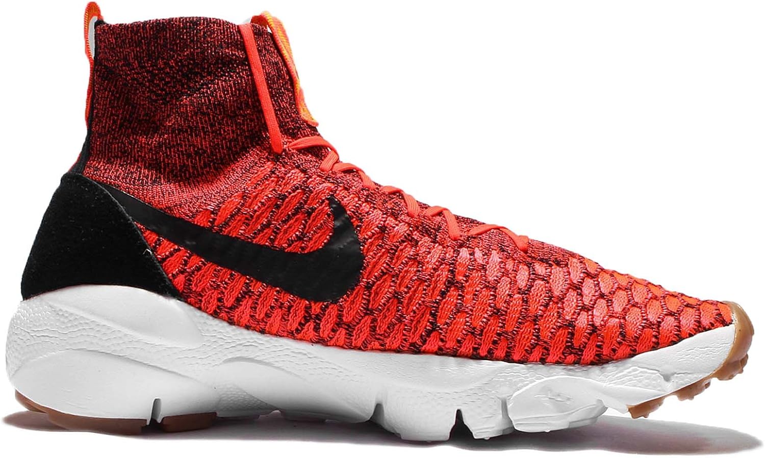 Кроссовки мужские Nike Air Footscape Magista Flyknit 816560, Orange (Orange (Bright Crmsn/Black-Gld Ld-Gm Md B)) — фото 2