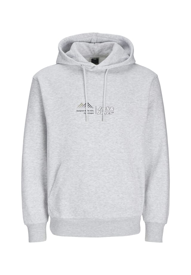 

Толстовка с капюшоном lima logo hoodie Jack & Jones, серый