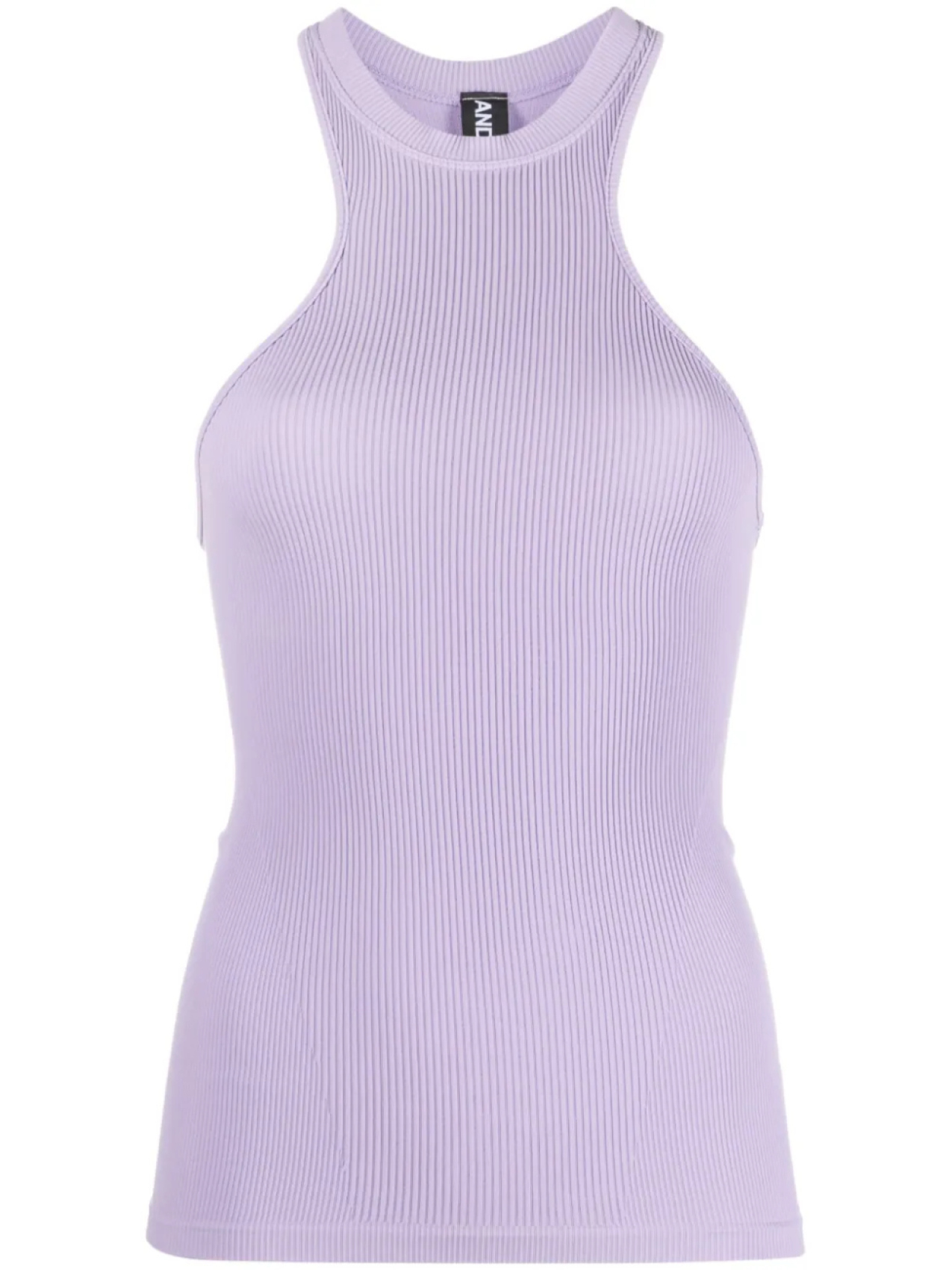 

ANDREĀDAMO топ с вырезом халтер, фиолетовый